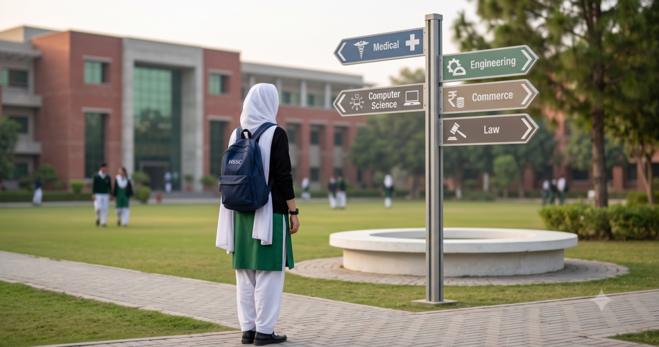 Career options after intermediate — Pakistani student choosing degree path